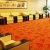 Conference room floral carpet