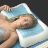 Cool gel memory foam pillow