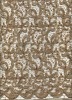 Cord fabric emboridery design with handwork for dress