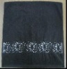 Cotton Bath Towel with Border