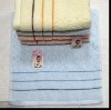 Cotton Bath Towel with Border