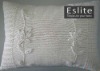Cotton Floral Knit Cushion Cover