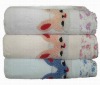 Cotton Jacquard embroidery towel