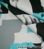 Cotton Spandex Printed Satin Woven Fabric