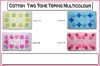 Cotton Two Tone Toping Multicolor  Rugs