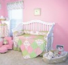 Cotton baby embroidery crib bedding
