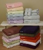 Cotton dyed towels