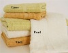 Cotton or polyester satin jacquard hotel towels