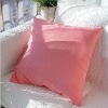 Cotton pink plain color sofa backrest cushion