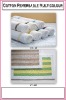 Cotton plain reversible rugs