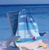 Cotton reactive printed beach towel