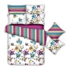 Cotton reactive printed bedding set