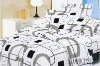 Cotton reactive printing bed set / bed cover