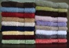 Cotton solid dyed bath towels