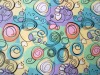 Cotton spandex poplin printed fabric