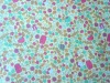 Cotton spandex poplin printed fabric