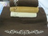 Cotton towel with embroidery