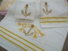 Cotton towel with embroidery