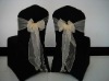 Cream organza chair sash