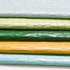 Crocodile embossed synthetic leather for handbags bags