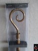 Crook/swirl metal decorative finials