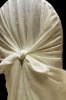 Crush Taffeta White Chair Cover