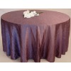 Crushed satin table cloths, table cloths