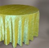 Crushed table cloth
