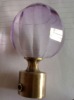 Crystal curtain finial,crystal finials for drapery rods