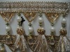 Curtain decoration imitated pearl beads tassel fringe