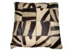 Cushion cover in leather