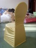 Custom Made Spandex Chair Covers--Gold nylon spandex seat covers