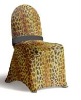 Custom Made Spandex Chair Covers--Leopard Printed Lycra Chair Covers For Weddings