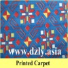 Custom printed pattern carpet