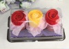 Customized Cotton Terry bright color Cake Towels  DG-037
