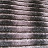 Cut stripe PV cashmere/ tricot BOA