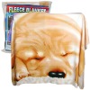 Cute animal printed fleece blanket