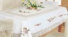 DIY beautiful decorative table cloth embroidery