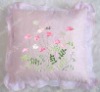 DIY cushion,ribbon embroidery cushion