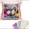 DIY sublimation pillow cover for promotion