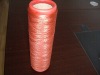 DTY polyester yarn 75D/36F, SD, Dope dyed red colors yarn