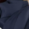 Dark Blue 4pcs Queen Size Satain Sheet Set