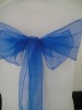 Dark Blue Organza Sash