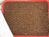 Dark Brown Cut Pile Plain Carpet