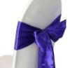 Dark Purple Satin Sash