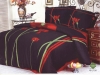 Dark colored rhyme bedding set/ bedding set/household textiles/cotton bedding