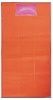 Dark orange Plastic(PP) Stripe Woven Beach Mat (H035)