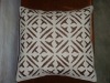 Decorative Cushion Cover in Cut Work