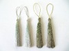 Decorative Metallic Tassel --Silver or Golden