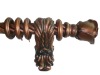 Decorative antique gold wooden curtain rod